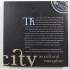 The city as cultural metaphor : studies in urban aesthetics - pikkukuva 2