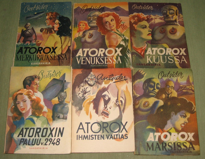 Outsider, Atorox, kaikki 6 kirjaa !