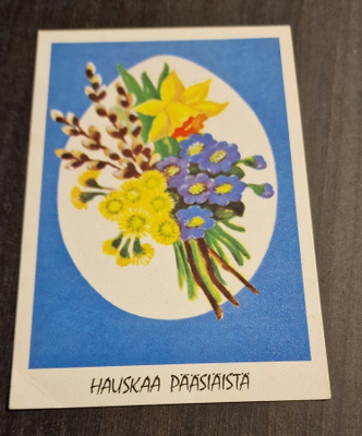 HAUSKAA PÄÄSIÄISTÄ, pääsiäiskortti, kulkematon