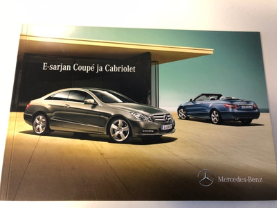mercedes-Benz E-sarjan Coupe ja Cabriolet - 7/2011 - esite