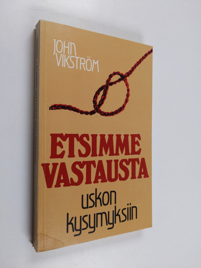 John Vikström : Etsimme vastausta uskon kysymyksiin