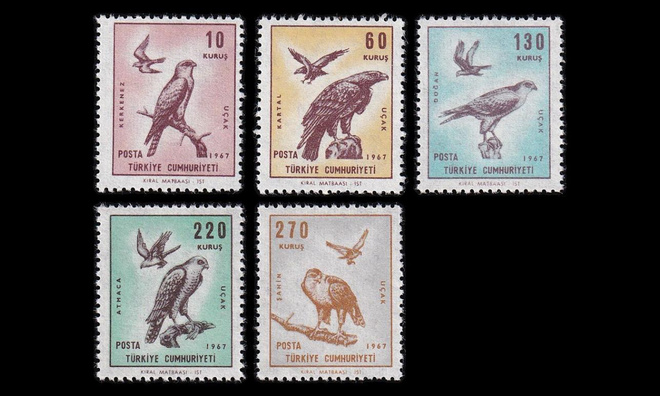 Turkki 2070-4 ** Petolinnut (1967)