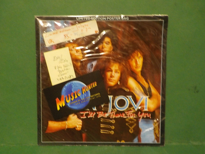 BON JOVI - I´LL BE THERE FOR YOU EX+/EX+ 7" SINGLE
