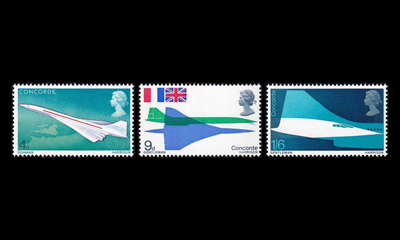 Iso-Britannia 504-6 ** Lentokone Concorde ensilento (1969)
