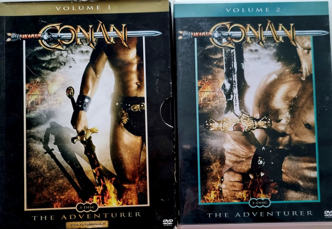 CONAN - THE ADVENTURER, VOL 1 & VOL 2 DVD