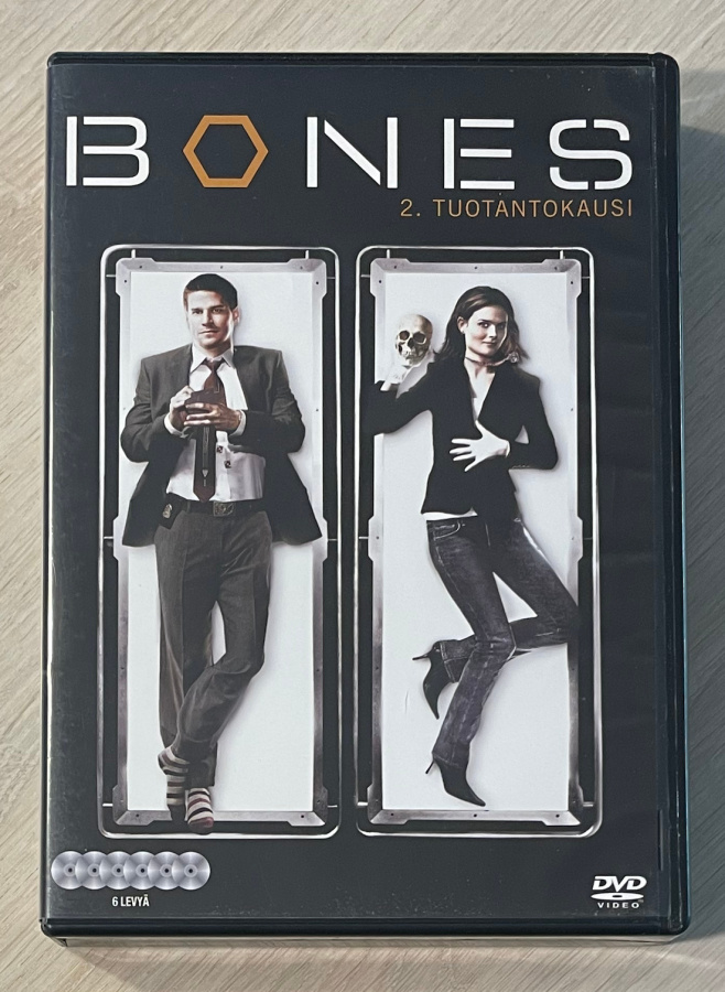 BONES: Kausi 2 (6DVD) Emily Deschanel & David Boreanaz