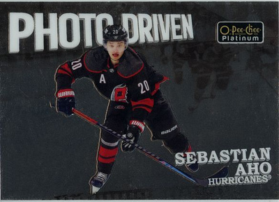 2022-23 OPC Platinum Photo Driven #PD5 Sebastian Aho