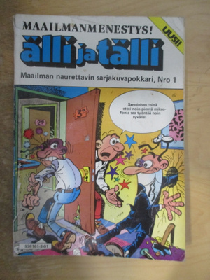 ÄLLI JA TÄLLI Sarjakuvataskukirja Nro 1 (1983)