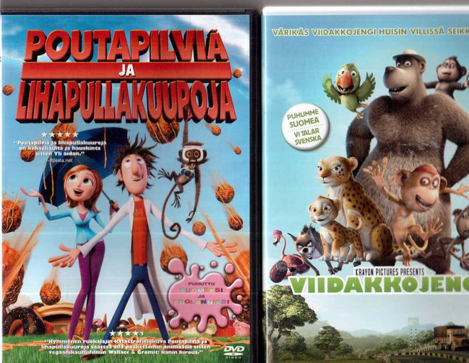 2 KPL DVD ELOKUVIA