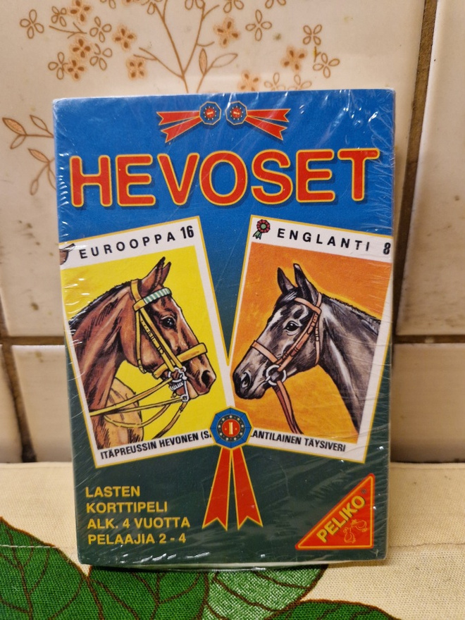 Hevoset Vintage  Lastenkorttipeli.Peliko UUDET