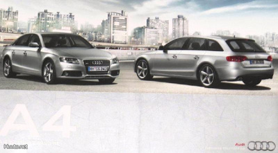 2009 Audi A4 PRESTIGE esite - KUIN UUSI - 106 sivua - suom