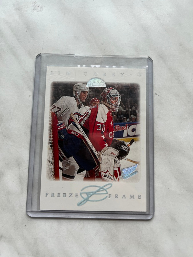 1995-96 Leaf Freeze Frame Jim Carey /10 000
