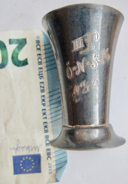 Palkinto Pikku Pokaali Itä-Uusimaa Suojeluskunta Hopeaa 1928