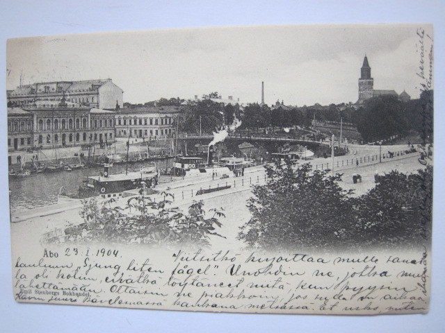 VANHA Postikortti Turku 1904