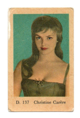 Purkkakuva D n:o 137 CHRISTINE CARERE