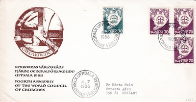 RUOTSI 1968 - Fa 633/64 FDC KUORI