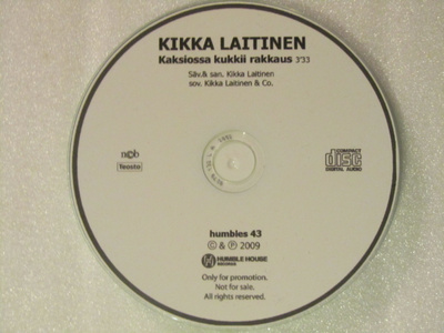 Kikka Laitinen • Kaksiossa Kukkii Rakkaus PROMO CDr-Single