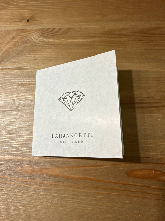 Lahjakortti Laatukoru -liikkeeseen (arvo 310€)