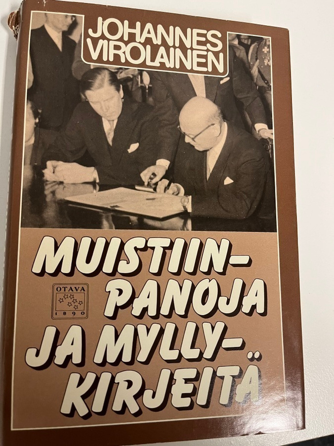 Johannes Virolainen ,kirja.