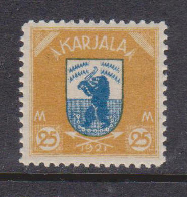 Postituore ** LaPe K15 B, Karjala 25 mk 1922.
