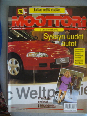 Moottori lehti Nro 10/1991 (17.3)