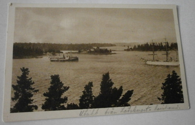 Åland, Mariehamn, utsikt från Lotsberget, mv pk, ei p.