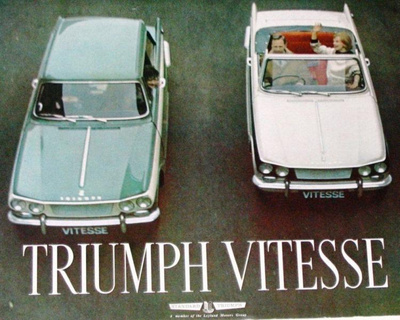 1962 Triumph Vitesse esite - KUIN UUSI