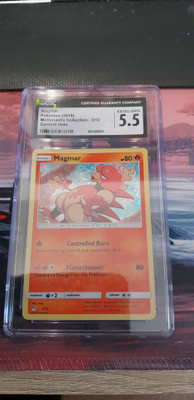Pokemon magmar mcdonalds collection confetti holo cgc 5,5