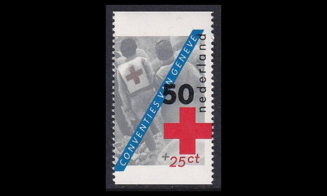 Alankomaat 1236C ** Punainen Risti vihkomerkki (1983)