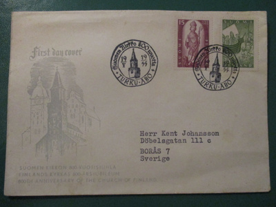 FDC  19.05 -55 LUETTELOSSA 6,8€  (K12-100)