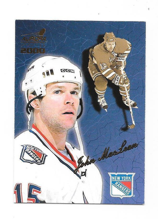 1999-00 Aurora #95 John MacLean New York Rangers