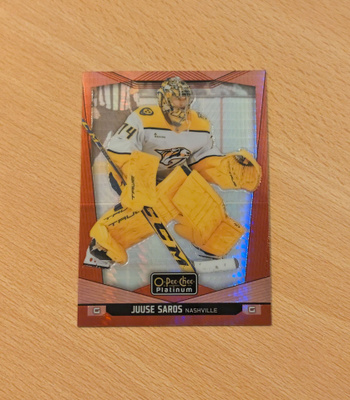 2024-25 OPC Platinum Juuse Saros Red Prism /199
