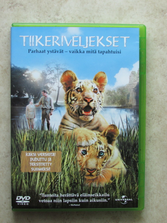 Tiikeriveljekset, DVD. Guy Pearce
