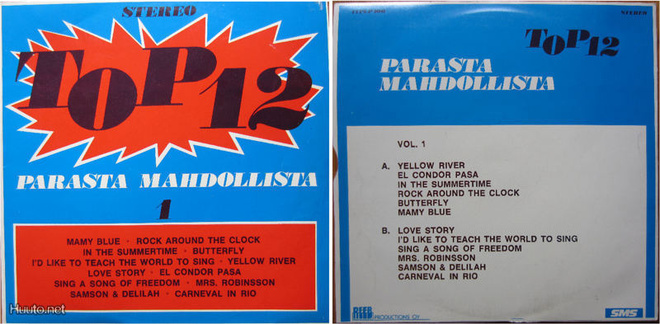 Parasta mahdollista vol. 1 - TOP 12 - LP