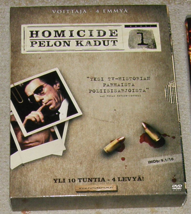 Homicide - Pelon kadut 1 - 4DVD
