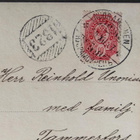 Mlk-leima 1323 Nuoramoinen -valokuvakortilla 1907 - pikkukuva 2