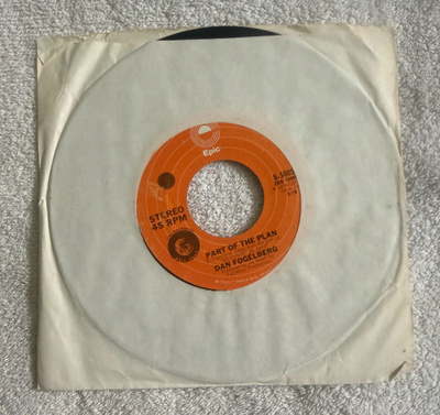 DAN FOGELBERG - SONG FROM HALF MOUNTAIN 7" SINGLE