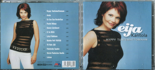EIJA KANTOLA . CD-LEVY . HYPPY TUNTEMATTOMAAN