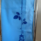 Sininen vintage Jaana-lehden huivi ( 65 x 65 cm ) - pikkukuva 4