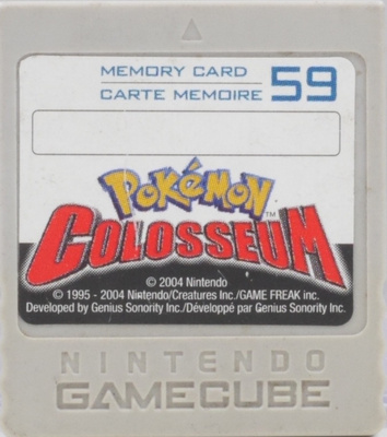 Gamecube Memory Card Pokemon Colosseum (59)