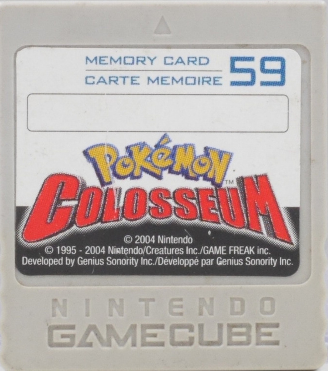 Gamecube Memory Card Pokemon Colosseum (59)