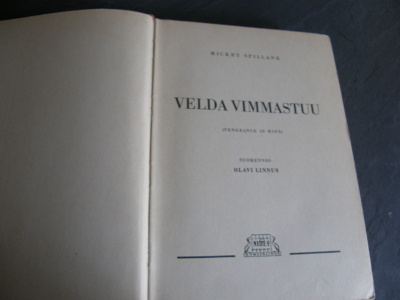 Mickey Spillane Velda vimmastuu