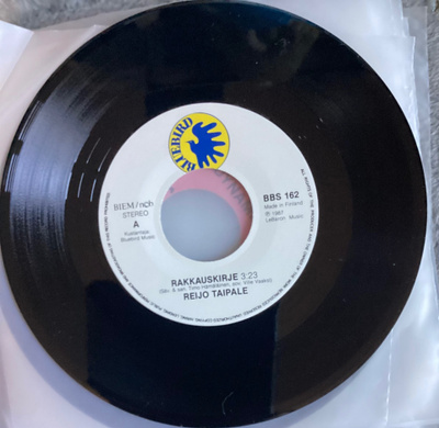 7" single Reijo Taipale     Rakkauskirje/Pieni laulu