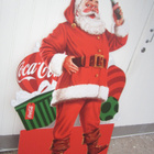 KAUPAN ISO COCA-COLA MAINOS ( korkeus n 137 cm lev, n 89 cm) - pikkukuva 1
