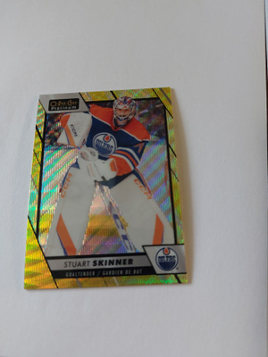 23-24 OPC Platinum Neon Yellow Surge #71 Stuart Skinner