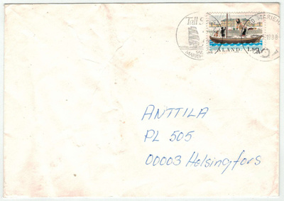 1988 Posti 350 vuotta lirje Suomeen