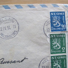 PAR AVION kuori 1951 Hesasta Ranskaan malli 30 merkein - pikkukuva 2