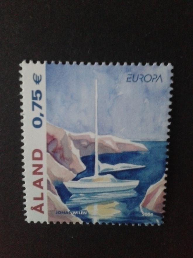 åland 2004 eurooppa,lomanviettoa 0,75e