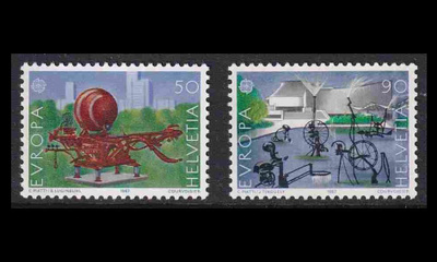 Sveitsi 1349-50 ** Europa moderni arkkitehtuuri (1987)
