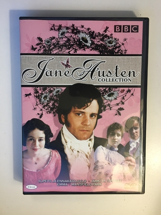 Jane Austen -kokoelma (8DVD) 4 klassista minisarjaa
